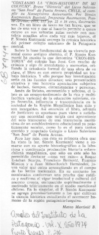 Contando la "cron-historia" de mi colegio