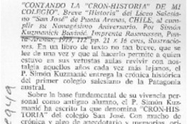 Contando la "cron-historia" de mi colegio