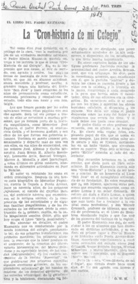 La "cron-historia de mi colegio"