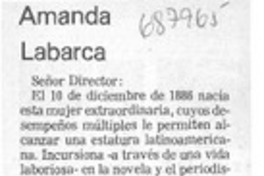 Amanda Labarca