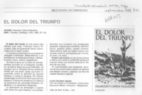 El dolor del triunfo.