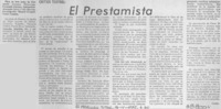 El prestamista
