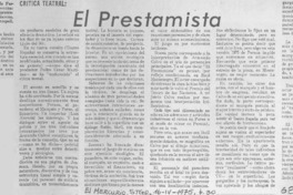 El prestamista