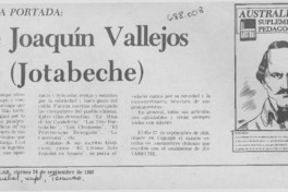José Joaquín Vallejos (Jotabeche)
