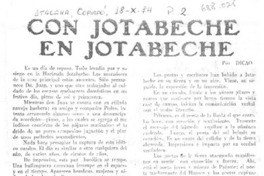 Con Jotabeche en jotabeche