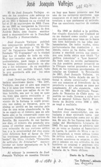 José Joaquín Vallejos