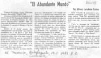El abundante mundo