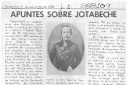 Apuntes sobre Jotabeche