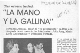 La mano y la gallina"