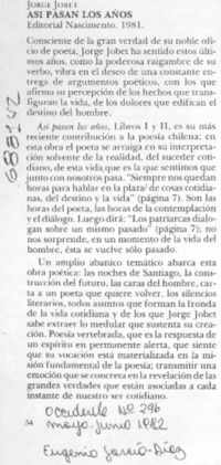 Así pasan los años