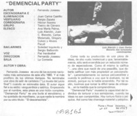 Demencial party".