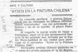 Aysén en la pintura chilena"