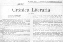 Don Diego Portales, personaje de novela