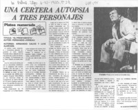 Una certera autopsia a tres personajes