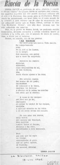 Rincón de la poesía.