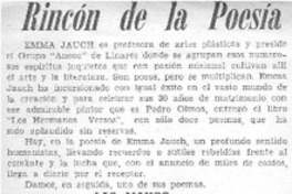 Rincón de la poesía.