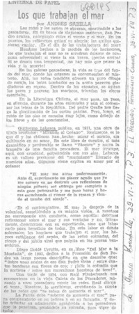 Los que trabajan el mar