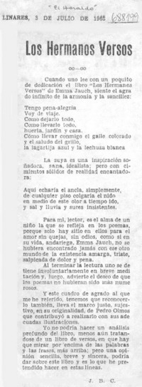 Los hermanos versos