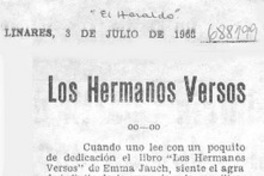 Los hermanos versos
