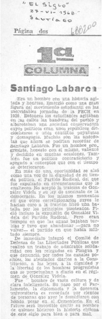 Santiago Labarca.