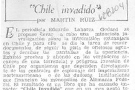 Chile invadido"