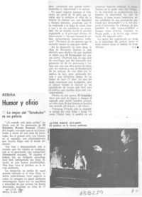Humor y oficio