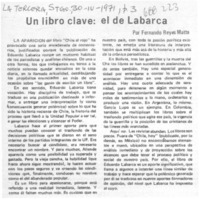 Un libro clave: el de Labarca