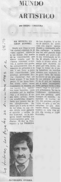 Ha muerto un gran hombre