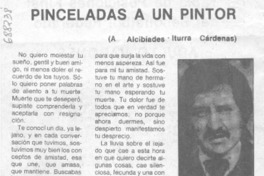 Pinceladas a un pintor.