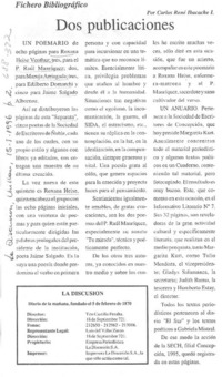 Dos publicaciones