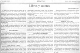 Libros y autores