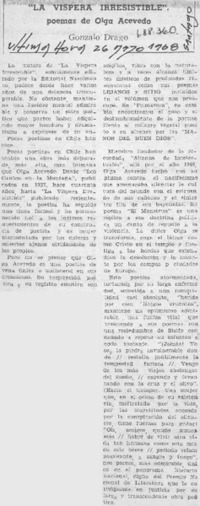 La víspera irresistible