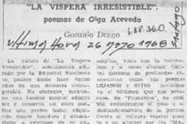 La víspera irresistible