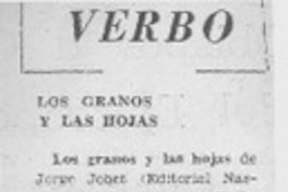 Los granos y las hojas
