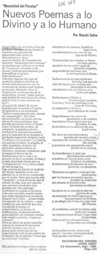 Nuevos poemas a lo divino y a lo humano