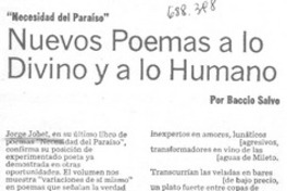 Nuevos poemas a lo divino y a lo humano