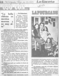 La bella chilena es mestiza morena y no muy alta" : [entrevista]