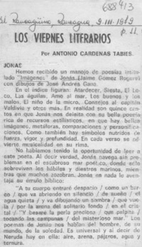 Los viernes literarios