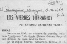 Los viernes literarios