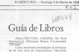 Arquitectura chilena.