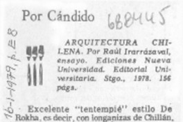 Arquitectura chilena