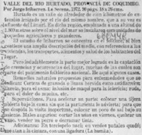 Valle del río Hurtado, provincia de Coquimbo.