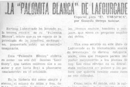 La "Palomita blanca", de Lafourcade