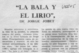 La bala y el lirio