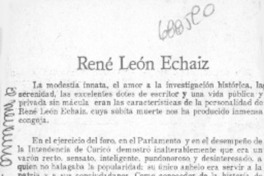 René León Echaiz.