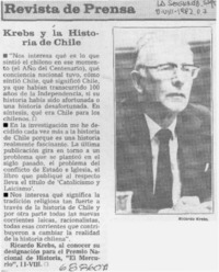 Krebs y la historia de Chile.