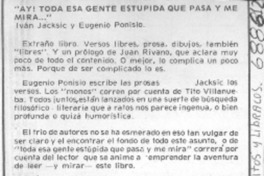 Ay! toda esa gente estúpida que pasa y me mira.