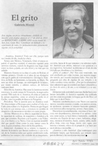 El grito.