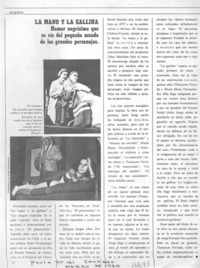 La Mano y la gallina.