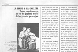 La Mano y la gallina.